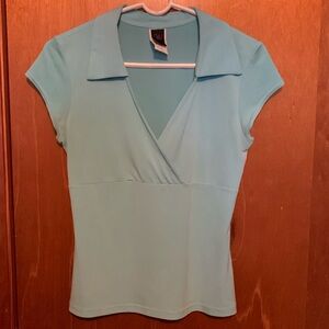 2 collar dress shirts (Blue and Green)
